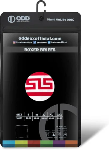 Vista 6 de Odd Sox Calzoncillos tipo bóxer divertidos para hombre, los mejores sabores de sopa de fideos ramen, estampado novedoso