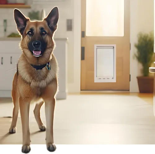Vista 7 de Ideal Pet Products Puerta plástica para mascotas de la serie Designer Blanco