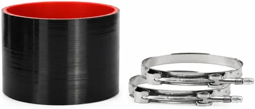 Vista 7 de Ucreative - Acoplador de manguera de silicona recta ID: 2.5" (63mm) de alta temperatura de 4 capas con abrazadera de perno en T 4 capas, 0.197 in