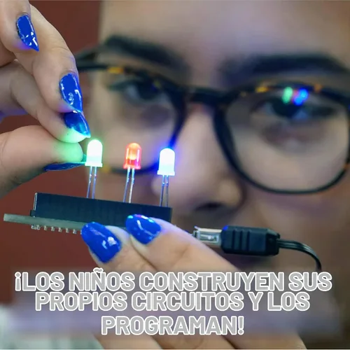 Vista 5 de Kit base de codificación de computadora para niños de 8 a 12 años y adolescentes para aprender código y electrónica. Gran regalo STEM para niños