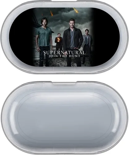 Vista 6 de Head Case Designs Cubierta de cristal duro transparente con licencia oficial de Supernatural Saving People con logotipo, compatible con Samsung