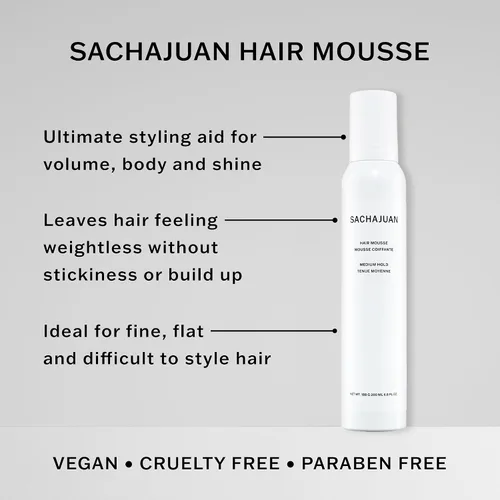 Vista 2 de SACHAJUAN Mousse para el cabello, 6.7 Fl Oz