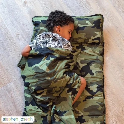 Vista 5 de Stephen Joseph, Toddler All Over Print Nap Mat with Soft Blanket and Removable Pillow for Boys & Girls, Kids Sleeping Bag for Elementary, Daycare