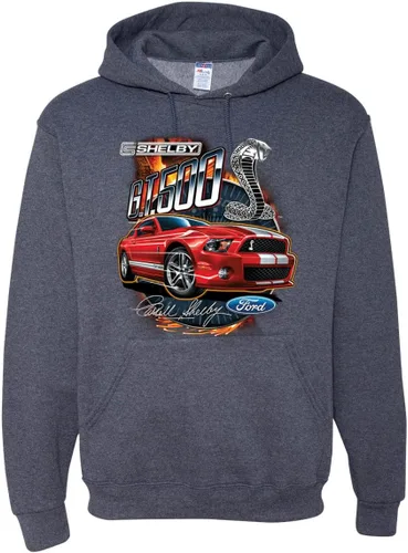 Vista 43 de Wild Bobby Shelby GT500 Cobra - Sudadera con capucha con diseño oficial de Ford Motors Cars and Trucks