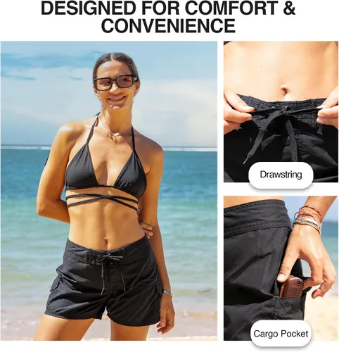 Vista 3 de Kanu Surf Breeze bermuda para mujer.