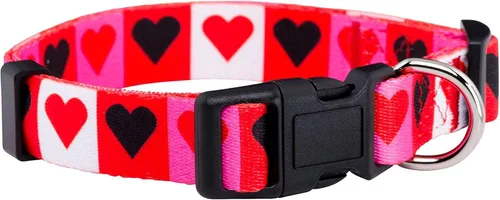 Vista 16 de Native Pup Collar de Perro con Bandera Americana - Rojo, Blanco y Azul - Collares Patrióticos para el 4 de Julio, EE.UU. - Ajustable para Perros