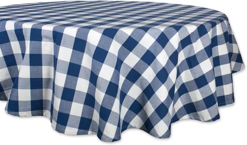 Vista 37 de DII Buffalo Check Collection, mantel clásico de granja, 52 x 52 pulgadas, color verde antiguo
