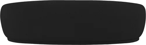 Vista 4 de Meridian Furniture 693Black-S Hyde Collection Modern Sofá tapizado de tela Boucle contemporáneo, negro, 89.5 pulgadas de ancho x 38 pulgadas