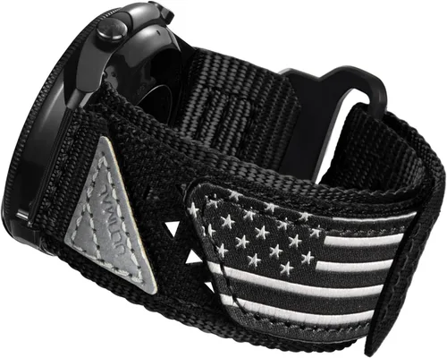 Vista 15 de Correa de nailon de liberación rápida de 0.787 in compatible con Galaxy y Garmin Watch