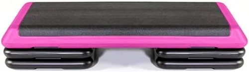 Vista 11 de La Plataforma de Ejercicio STEP Original, Escalón de Tamaño de Gimnasio para Ejercicio en Casa con 4 Elevadores Apilables para Ajustes de Altura