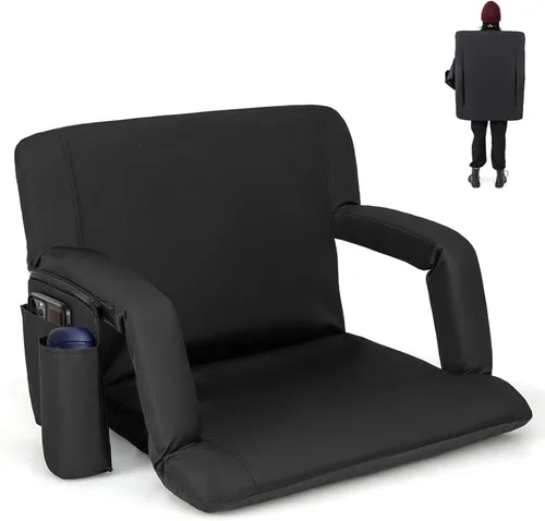 Vista 4 de Easy Carry Heated Foldable Chair with 3 Heat Setting Small Outdoor Seat Easy to Use for Camping Sports Event