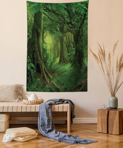 Vista 46 de Lunarable Tapiz azul, piscina temática de competición deportiva con carriles imagen de pictograma acuático, decoración de tela para colgar