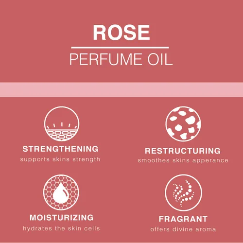Vista 4 de Provence Beauty Aceite de perfume Roll-On de amaranto – Aceite corporal perfumado floral ligero con rosa y vitamina E – Hidratante multiuso, 0.34
