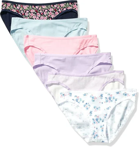 Vista 44 de Amazon Essentials Ropa interior de bikini de algodón y elastano para mujer (disponible en tallas grandes)