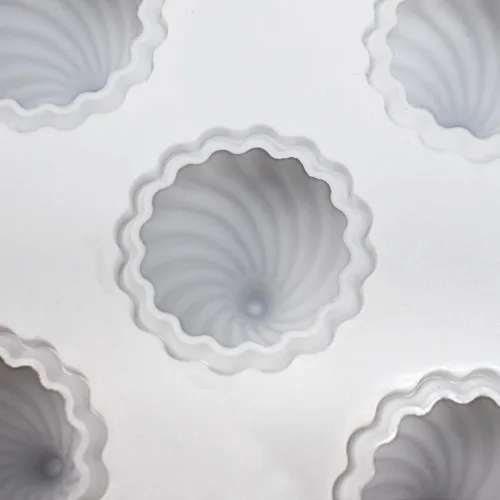 Vista 9 de Molde de silicona para pastel de cebolla y torbellino de cono para chocolate, mousse, pudín, postre, pan, utensilios para hornear decoración