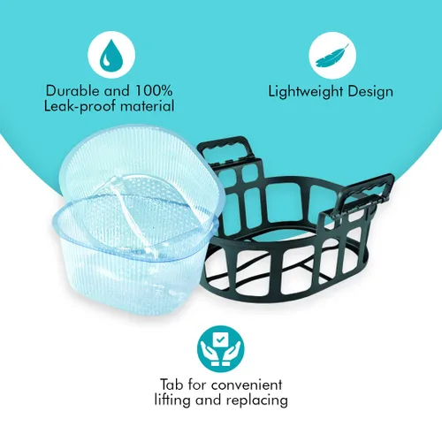 Vista 5 de Footsie - Revestimientos de baño desechables originales para pedicura, 100