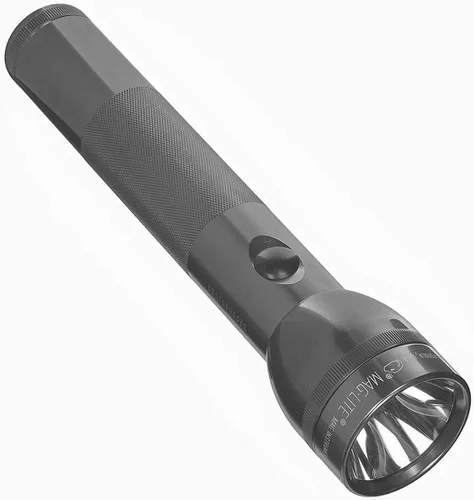Vista 4 de MagLite, Linterna resistente incandescente de 2-células D en caja expositora Gris