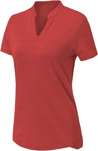 Vista 64 de Gopune Polo de golf con cuello en V para mujer, sin cuello, manga corta, ligera, de secado rápido, camisetas de tenis para correr