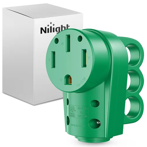 Vista 18 de Nilight Receptáculo de Repuesto para RV de 30 Amperios Toma Hembra Resistente de 125 Voltios con Mango Listado por ETL Enchufe NEMA TT-30R para RVs