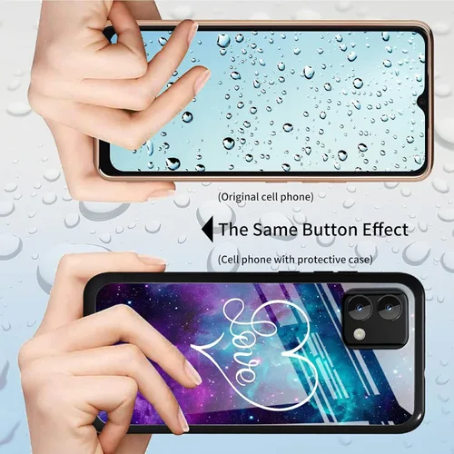Vista 245 de Funda para Motorola Moto G Stylus 5G 2021 de vidrio templado, funda negra con diseño de mujer negra africana para mujeres y hombres, antiarañazos, a