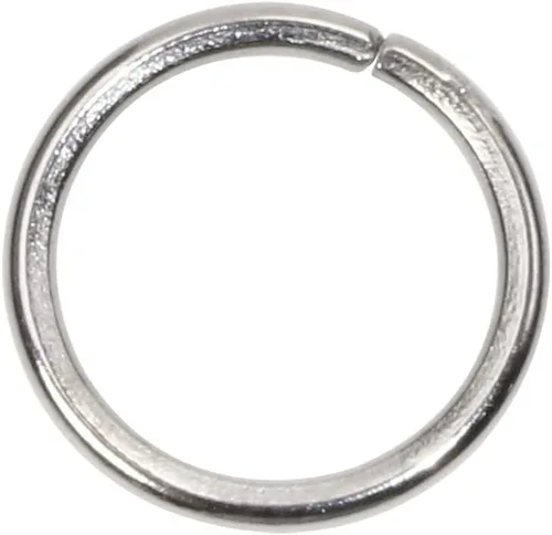 Vista 3 de Shapenty Anillos de salto abiertos de acero inoxidable para llavero, collar, pulsera, aretes, colgante, joyería, hallazgo, fabricación de dijes