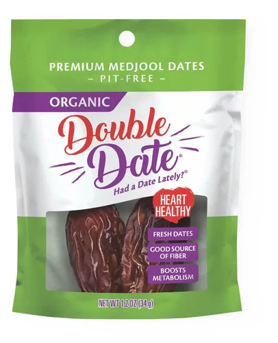 Vista 4 de Paquete múltiple de dátiles Medjool orgánicos de doble fecha, Dátiles Medjool sin hueso, Paquetes de un solo uso Medjool, Bocadillo saludable