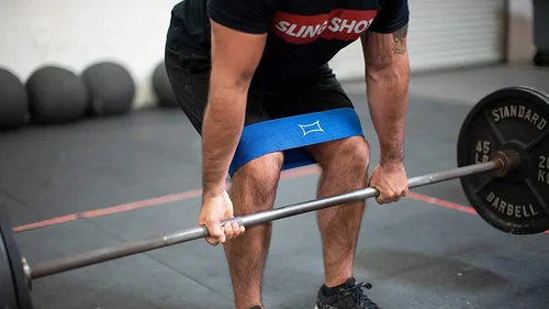 Vista 7 de Bandas de resistencia Mark Bell Sling Shot Hip Circle para hacer ejercicio (Nivel 2)