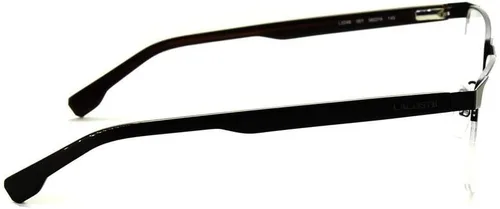 Vista 3 de Lacoste Gafas Unisex Rectangular Transparente L2248 001 56, Negro