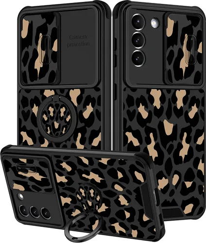 Vista 44 de Funda 2 en 1 para Samsung Galaxy S23 Ultra Flamingo para mujeres y niñas, diseño femenino de flamencos con cubierta deslizante para cámara y soporte