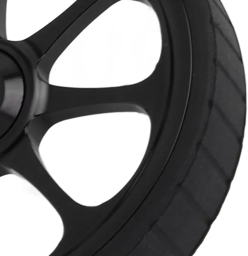 Vista 9 de VGEBY Bicicleta plegable Easy Wheel, aleación de aluminio 3.228 in rodamiento ensanchado rueda fácil para Brompton 3sixty bicicleta plegable (negro)