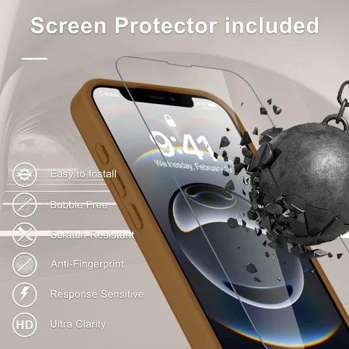 Vista 14 de Funda para Google Pixel 10 Pro XL, cubierta magnética mate, color negro Fit for MagSafe, Screen Protector included, Shockproof Military Grade