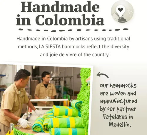 Vista 8 de LA SIESTA® - Hamaca básica mediana Domingo y CasaMount - Silla colgante resistente a la intemperie y al desgarro - Silla hamaca interior al aire