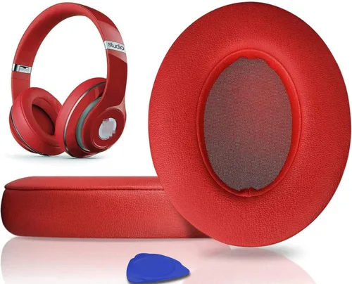 Vista 14 de SoloWIT Almohadillas de repuesto para auriculares Beats Studio 2 y Studio 3 con cable/inalámbricos sobre la oreja, almohadillas para los oídos