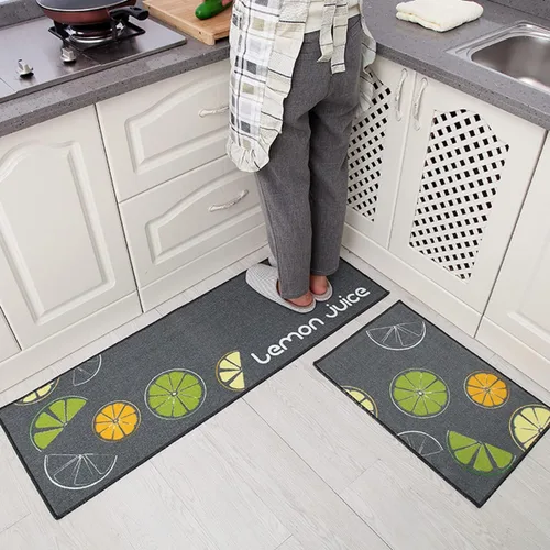 Vista 6 de Tapete de cocina, 1 unidad, tapete acolchado antifatiga, antideslizante, impermeable, para cocina, oficina, fregadero, 20 x 59 pulgadas