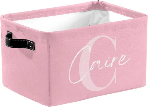 Vista 29 de Cesta de regalo personalizada con nombre, caja de juguetes de almacenamiento personalizada para niños, organizador de cubos de almacenamiento