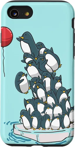 Vista 18 de Penguins Balloon Funny Sea Bird Water Animal Girls Gift Case for iPhone 17