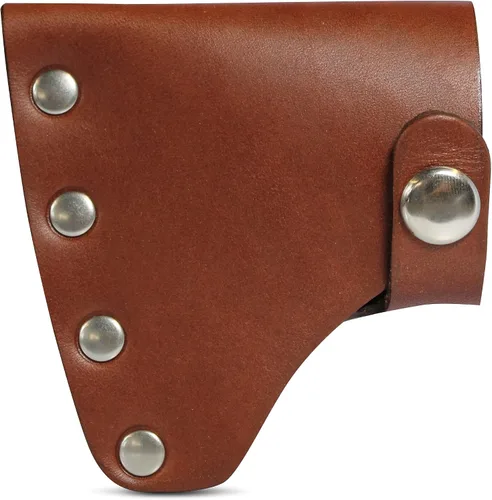 Vista 5 de American Bench Craft - Funda de hacha de piel - Compatible con modelos de hacha deportiva ESTWING E14A y E24A - Cubierta de hacha de piel de grano