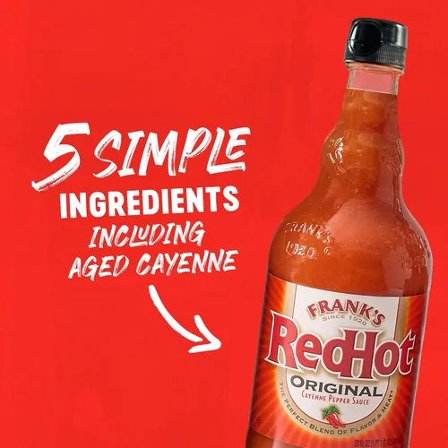Vista 11 de Salsa de pimienta cayera Redhot Original de Frank's, 23 oz