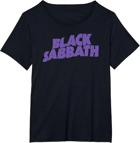 Vista 17 de Black Sabbath Camiseta con logotipo morado