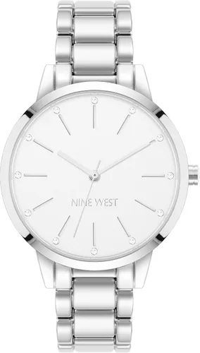 Vista 9 de Nine West Reloj de pulsera con detalles de cristal para mujer