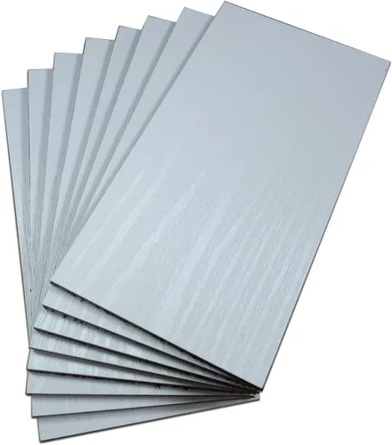 Vista 16 de XUANINY 32 azulejos de metal para salpicaduras de metal autoadhesivos, mosaico de aluminio autoadhesivo, adhesivo de pared 3D para cocina metro