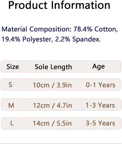 Vista 5 de Calcetines antideslizantes de algodón para bebé, estilo tobillo para niñas y niños, niños pequeños, 5 pares