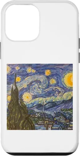 Vista 12 de Funda para iPhone 14 Starry Night Noche Estrellada Vincen Van Gogh Pintura famosa