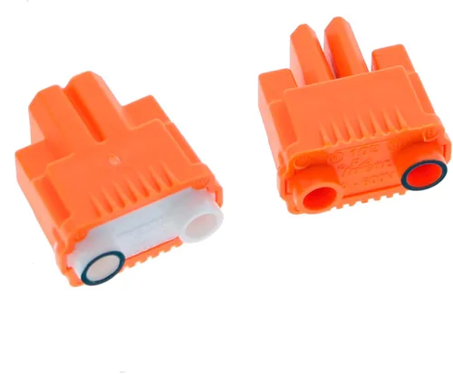 Vista 4 de Ideal Electrical 30-352J - Enchufe de alimentación de desconexión para luminarias, 2 cables, naranja, (paquete de 150)