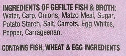 Vista 3 de Yehuda Pescado dulce Gefilte, 24oz (paquete de 2)