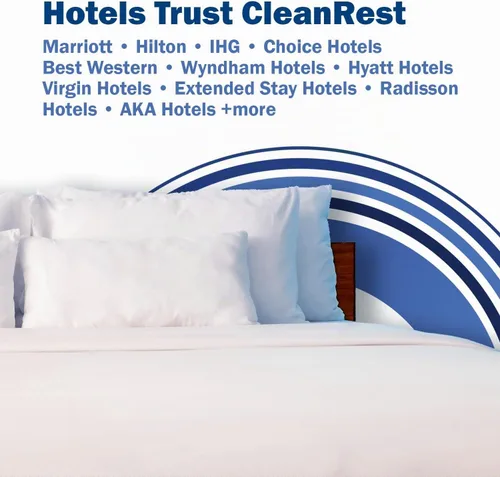 Vista 2 de CleanRest - Protector de sábana bajera impermeable para colchón, máxima defensa contra derrames y desgaste, barrera contra alérgenos MicronOne