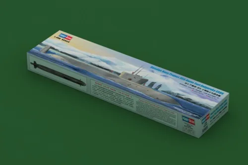 Vista 2 de Hobby Boss Proyecto de la Armada Rusa 955 Borei-Yuri Dolgoruky SSBN Kit de construcción de modelo de barco