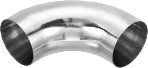 Vista 14 de PATIKIL Codo de 90 grados con curvatura de mandril, codo de escape de 1 pulgada OD de acero, conector de tubería de escape 304 de acero inoxidable