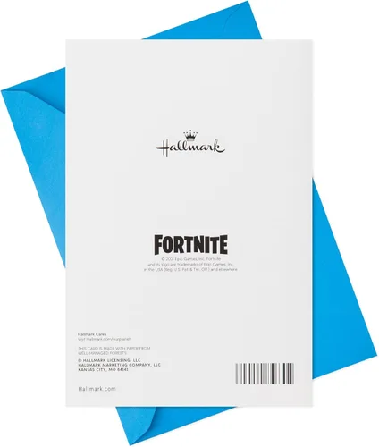 Vista 7 de Hallmark - Tarjeta de cumpleaños de Fortnite para niños (Peely, Just Dubs All Day)