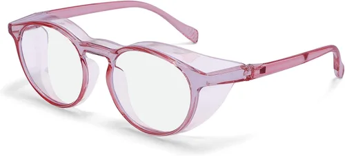 Vista 14 de Gafas de seguridad anti niebla para mujeres y hombres, TR90, lentes de bloqueo de luz azul, transparentes, antiarañazos, protección UV, marco